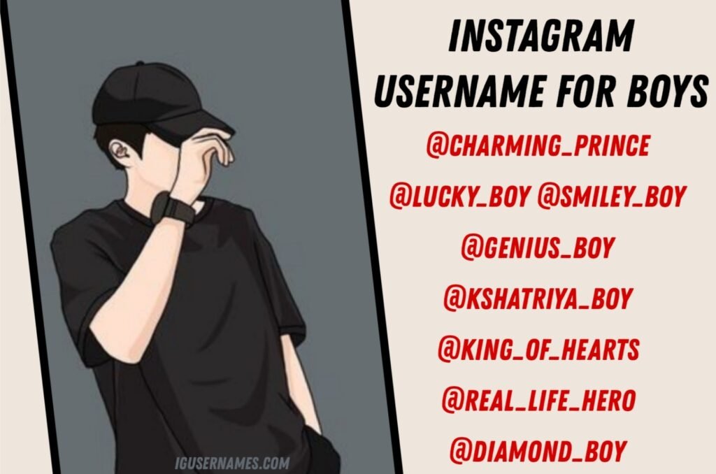 Instagram Username For Boys