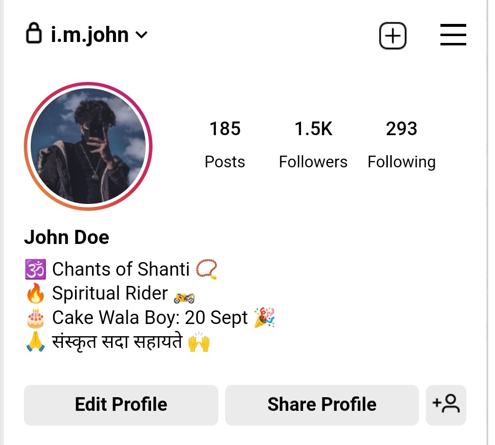 Sanskrit Shlok For Instagram Bio
